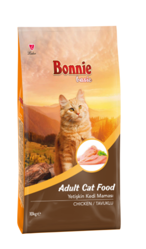 BONNIE KEDİ MAMASI 10 KG TAVUK ETLİ YETİŞKİN *BNP161 resmi