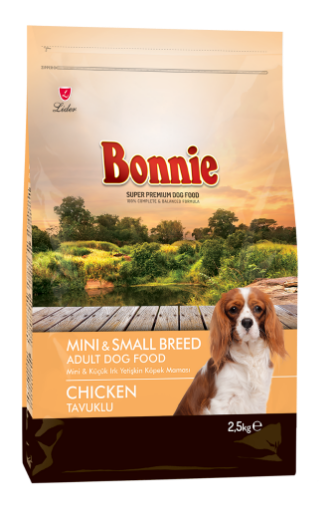 BONNIE KÖPEK MAMASI 2,5 KG MİNİ IRK TAVUKLU *BNP124 resmi