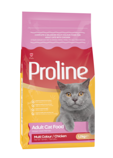 PROLINE KEDİ MAMASI 1,2 KG RENKLİ TANELİ TAVUK ETLİ *PRO224
 resmi