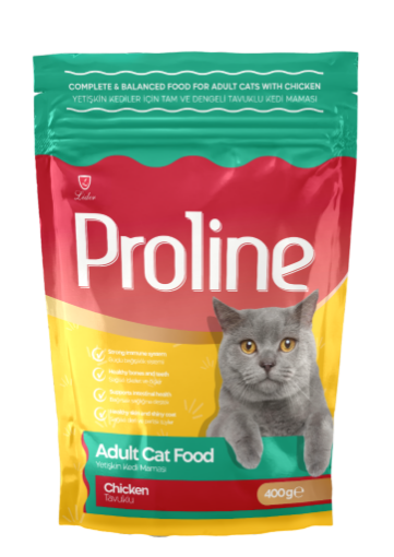 PROLINE KEDİ MAMASI 400 GR TAVUK ETLİ *PRO233
 resmi