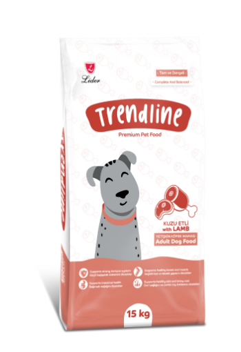 TRENDLINE KÖPEK MAMASI 15 KG KUZU & PİRİNÇ *15 TRE101 resmi
