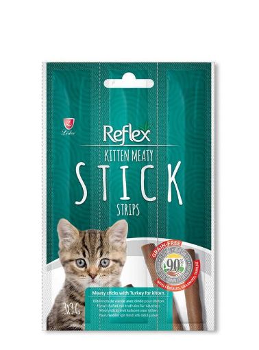 REFLEX KEDİ ÖDÜL ÇUBUK 3X3GR YAVRU HİNDİLİ resmi