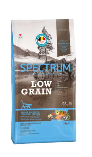 SPECTRUM LOW GRAIN KEDİ MAMASI 2 KG SOMON  HAMSİ resmi