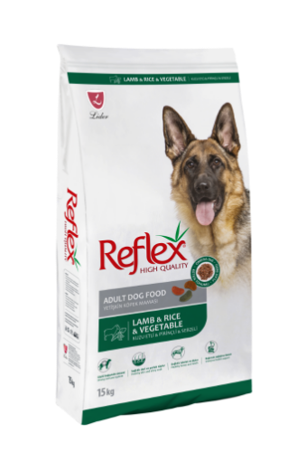 REFLEX KÖPEK MAMASI 15 KG KUZU & SEBZE *RFL101 resmi