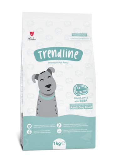 TRENDLINE KÖPEK MAMASI 1 KG DANA ETLİ *15 TRE16 resmi