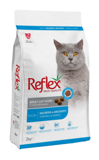 REFLEX KEDİ MAMASI 2 KG SOMON & HAMSİ *RFL253 resmi