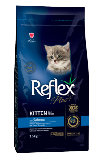 REFLEX PLUS KEDİ MAMASI 1,5 KG YAVRU SOMONLU *RFX312 resmi