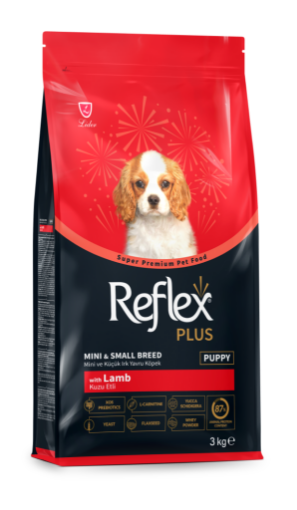 REFLEX PLUS KÖPEK MAMASI 3 KG YAVRU ORTA & BÜYÜK IRK KUZU *RFX102 resmi