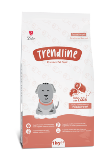 TRENDLINE KÖPEK MAMASI 1 KG YAVRU KUZU & PİRİNÇ *15 TRE123 resmi