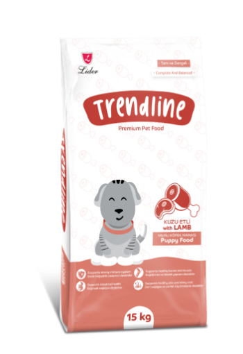 TRENDLINE KÖPEK MAMASI 15 KG YAVRU BİFTEK & PİRİNÇ resmi