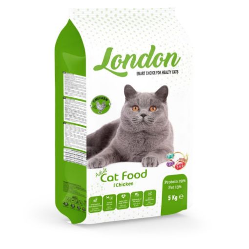 LONDON KEDİ MAMASI 5 KG TAVUK ETLİ resmi