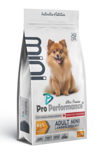 PRO PERFORMANCE KÖPEK MAMASI 2 KG YETİŞKİN MİNİ IRK KUZU & YABAN MERSİNİ resmi