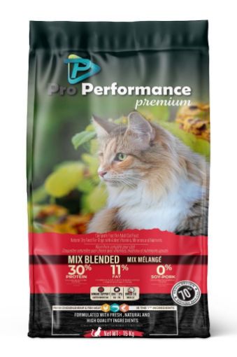 PRO PERFORMANCE KEDİ MAMASI 15 KG TAVUK BİFTEK KARİDES MIX resmi