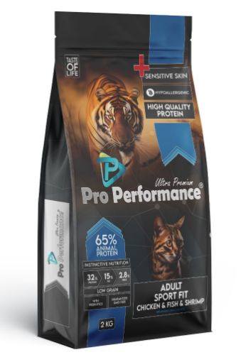 PRO PERFORMANCE KEDİ MAMASI 2 KG TAVUK & SOMON SPORT FIT resmi