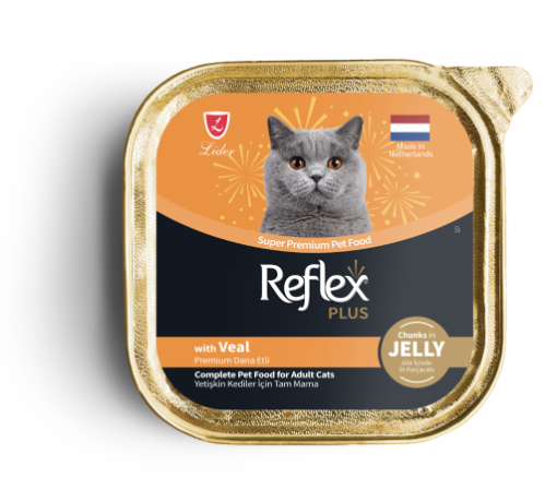 REFLEX FOLYO KEDİ 85GR DANA ETLİ resmi