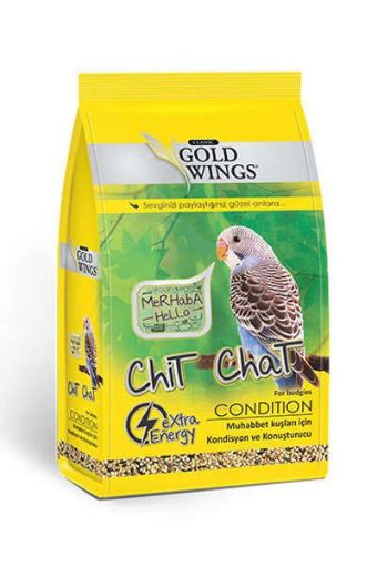 GOLD WİNGS KONDİSYON VE KONUŞTURUCU MUHABBET KUŞU YEMİ 150GR resmi