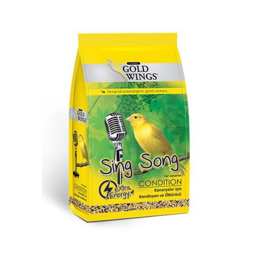 GOLD WİNGS KLASİK KONDİSYON VE ÖTTÜRÜCÜ  KANARYA YEMİ 150GR resmi