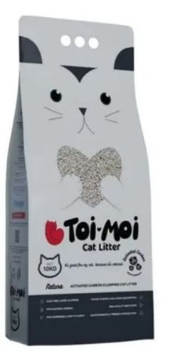 TOİ MOİ KEDİ KUMU 10 KG BENTONİT AKTİF KARBON resmi