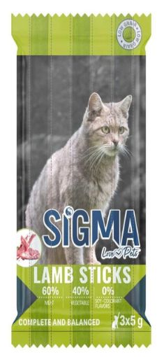 SİGMA KUZU ÇUBUKLU KEDİ ÖDÜL MAMASI 3'LÜ
 resmi