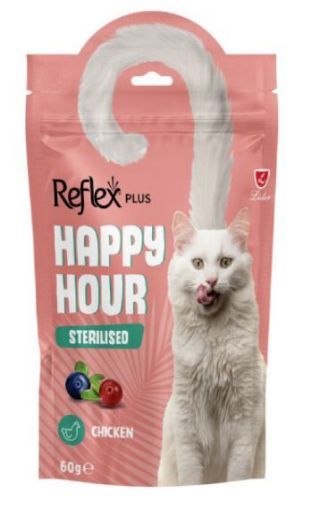 REFLEX KEDİ ÖDÜL 60GR HAPPY STERİLİSED KISIRLAŞTIRILMIŞ TAVUKLU resmi