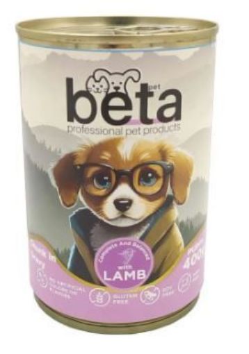 BETA KÖPEK KONSERVESİ 400 GR YAVRU KUZULU resmi