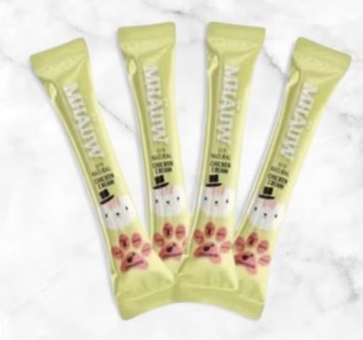 MHAUW TEKLİ TAVUKLU KREMA TEKLİ ÖDÜL MAMASI 15GR resmi