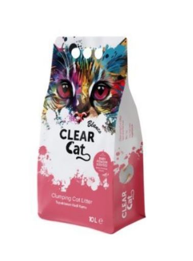 CLEAR CAT KEDİ KUMU 10LT PUDRALI resmi