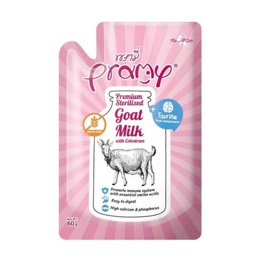 PRAMY KEDİ KEÇİ SÜTÜ 70GR  KOLASTRUM TAURİN resmi