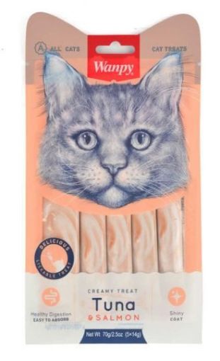 WANPY KEDİ ÖDÜL 5'Lİ 14GR SIVI BAL SOMON resmi