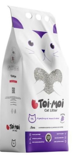 TOİ MOİ KEDİ KUMU 10 KG BENTONİT LAVANTALI resmi