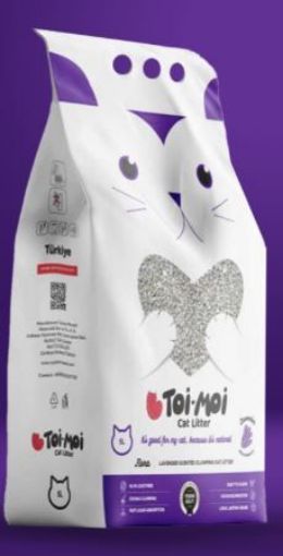 TOİ MOİ KEDİ KUMU 5 KG BENTONİT LAVANTALI resmi
