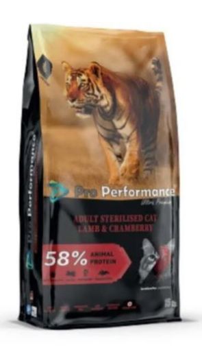 PRO PERFORMANCE KEDİ MAMASI 15 KG KISIRLAŞTIRILMIŞ KUZU & KARİDES & SOMON resmi