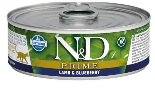 N&D PRI KONSERVE KEDİ 70 GR KUZULU resmi