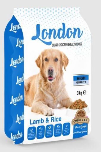LONDON KÖPEK MAMASI 3 KG KUZU & PİRİNÇ resmi